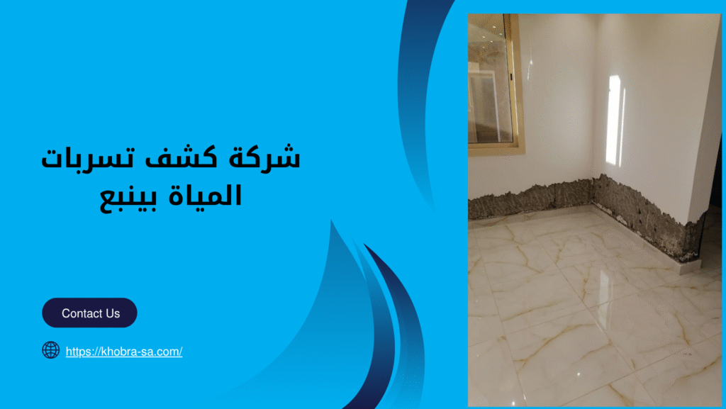 شركة كشف تسربات المياة بينبع