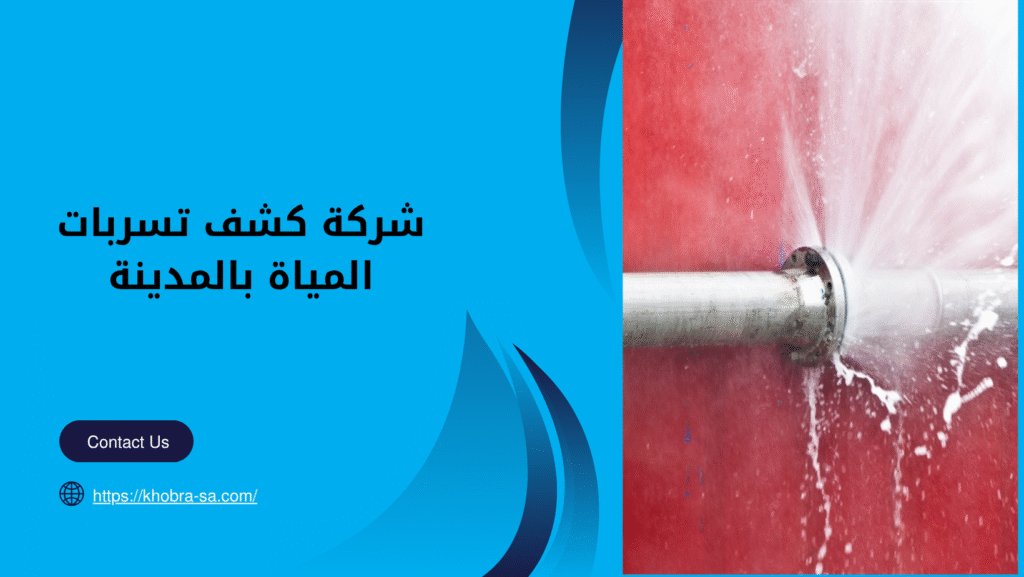 شركة كشف تسربات المياة بالمدينة